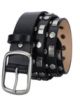 Black Riveted Belt B4015