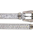 Punk Riveted Rhinestone Belt B4028