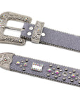 Punk Riveted Rhinestone Belt B4039