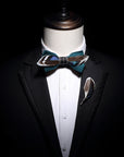 Ducapo Natural Feather Bow Tie T1025