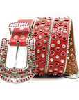 Riveted Rhinestone Belt B4013
