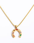 Horseshoe Pendant Necklace A5024