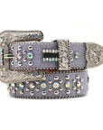 Punk Riveted Rhinestone Belt B4039