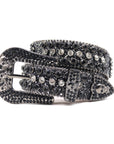 Punk Riveted Rhinestone Belt B4018