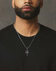 Men Trident Necklace A5023