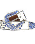 Riveted Rhinestone Belt B4021