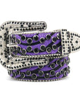 Riveted Rhinestone Belt B4023