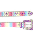 Riveted Rhinestone Belt B4016