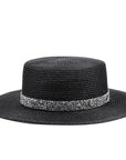 Rhinestone Wide Brim Hat H9011