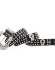 Punk Riveted Rhinestone Belt B4040