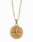 Compass Pendant Necklace A5022