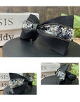 Ducapo Galaxy Sequins Bow Tie T2011