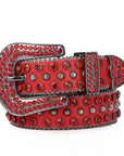 Riveted Rhinestone Belt B4010