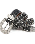 Riveted Rhinestone Belt B4003