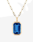 Square Zircon Necklace A5019
