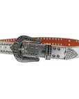 Punk Riveted Rhinestone Belt B4044