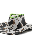 Printed Western Cowboy Leather Hat H8036