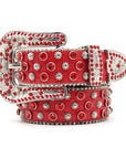 Riveted Rhinestone Belt B4013
