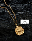 Zodiac Coin Necklace A5020