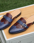 Ducapo Blue Red Slippers