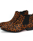 Ducapo Leopard Short Boots