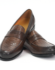 Ducapo Round Toe Penny Loafers