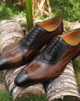 Ducapo Brown Perforations Oxfords