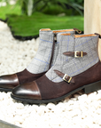 Ducapo Gentlemen Plaid Boots