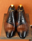 Ducapo Brown Perforations Oxfords