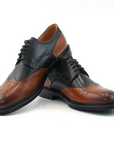 Ducapo Smoky Walnut Wingtip Derby Shoes