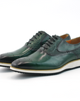 Ducapo Artisan Green Brogue Sneakers