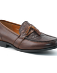 Ducapo Chestnut Tassel Loafers