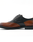 Ducapo Smoky Walnut Wingtip Derby Shoes