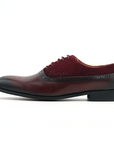 Ducapo Burgundy Brogue Oxfords