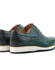 Ducapo Artisan Green Brogue Sneakers