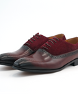 Ducapo Burgundy Brogue Oxfords