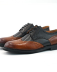 Ducapo Smoky Walnut Wingtip Derby Shoes