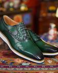 Ducapo Artisan Green Brogue Sneakers