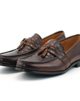 Ducapo Chestnut Tassel Loafers