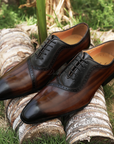 Ducapo Brown Perforations Oxfords