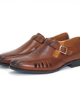 Ducapo Chestnut Buckle Sandals