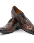 Ducapo Mahogany Scale Oxfords