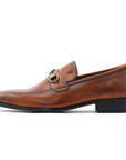 Ducapo Buckled Chestnut Loafers