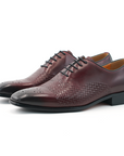 Ducapo Crimson Weave Oxfords