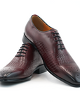 Ducapo Crimson Weave Oxfords