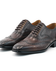 Ducapo Espresso Brogue Shoes