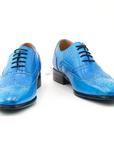 Ducapo Azure Wingtip Shoes