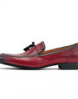 Ducapo Crimson Tassel Loafers