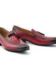 Ducapo Crimson Tassel Loafers