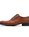 Ducapo Cognac Weave Shoes